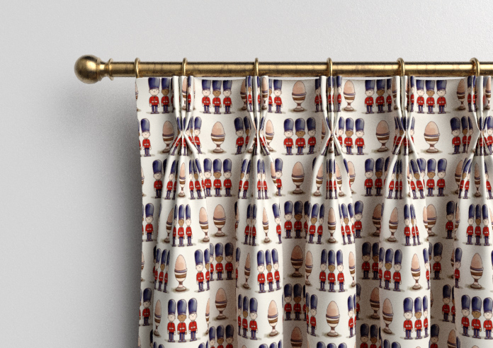 Kings Breakfast, Eggs Kingsmen - Made to Measure Curtains - Image 11